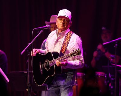 George Strait performs during the Keith Gattis Tribute Show at Brooklyn Bowl Nashville on Nov. 28, 2023, in Nashville, Tenn.  (Jason Kempin/Getty Images North America/TNS)