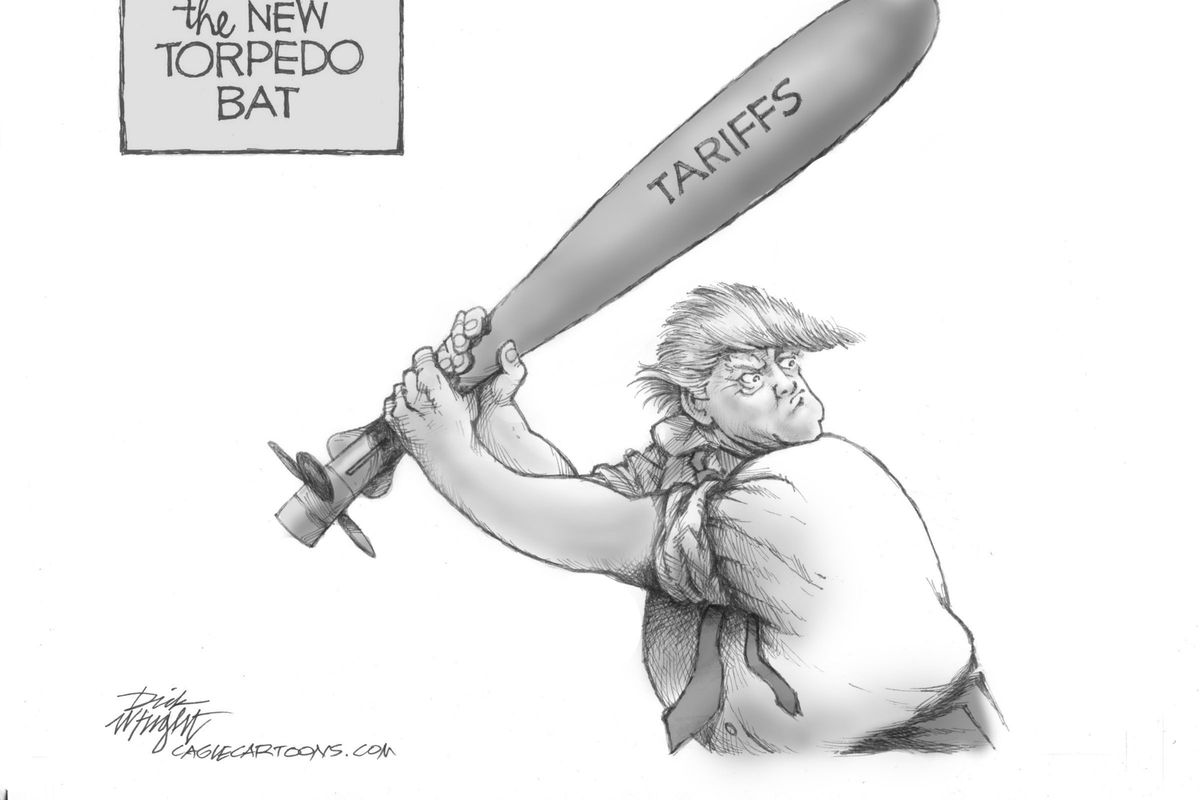 Dick Wright cartoon (Dick Wright)