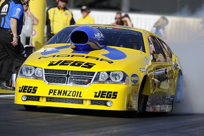 Jeg Coughlin competes in the Pro Stock division of the NHRA Mello Yello Drag Racing Series. (Photo courtesy of NHRA)