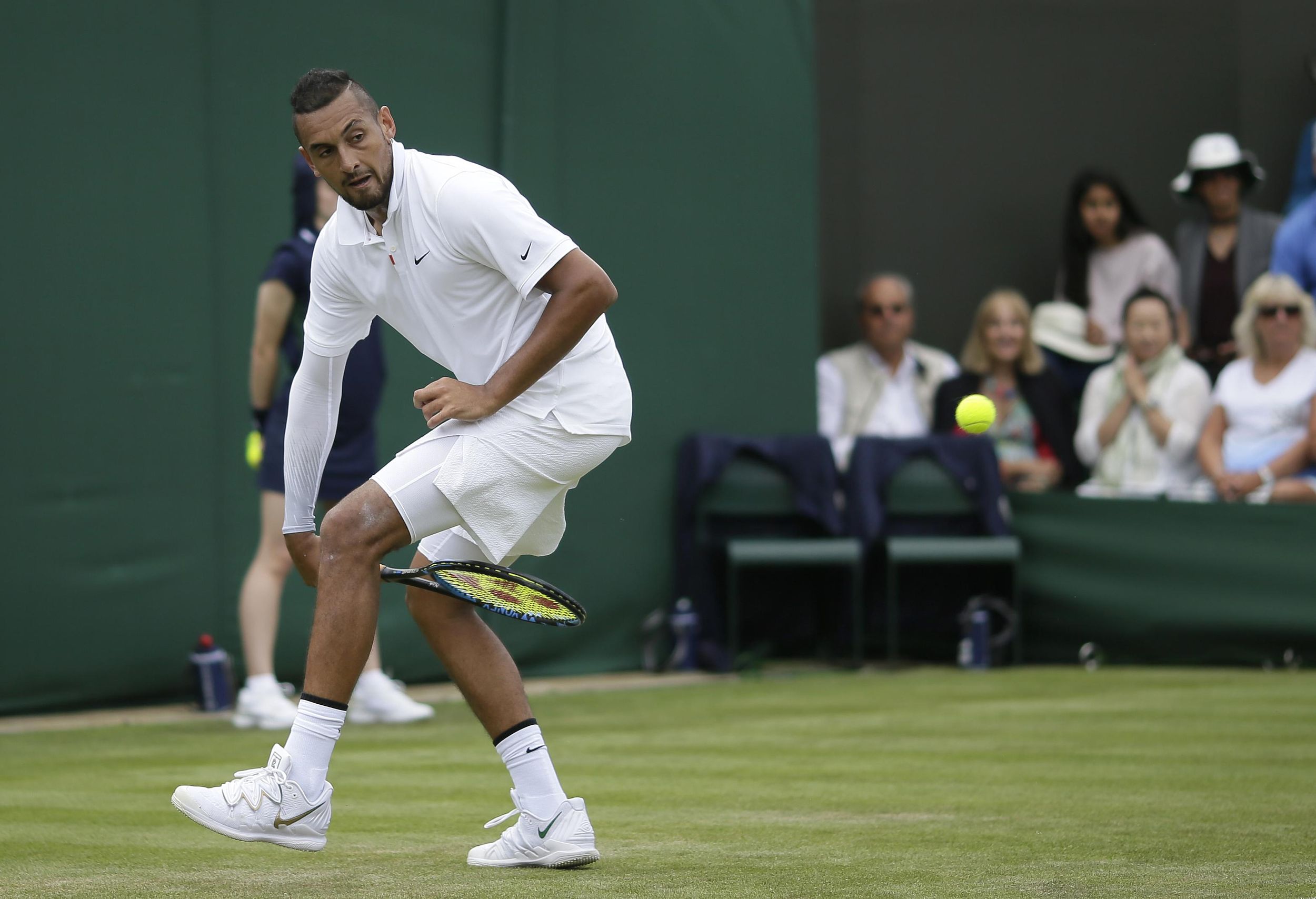 Wimbledon notebook: Nick Kyrgios up to usual antics; Sam Querrey ousts