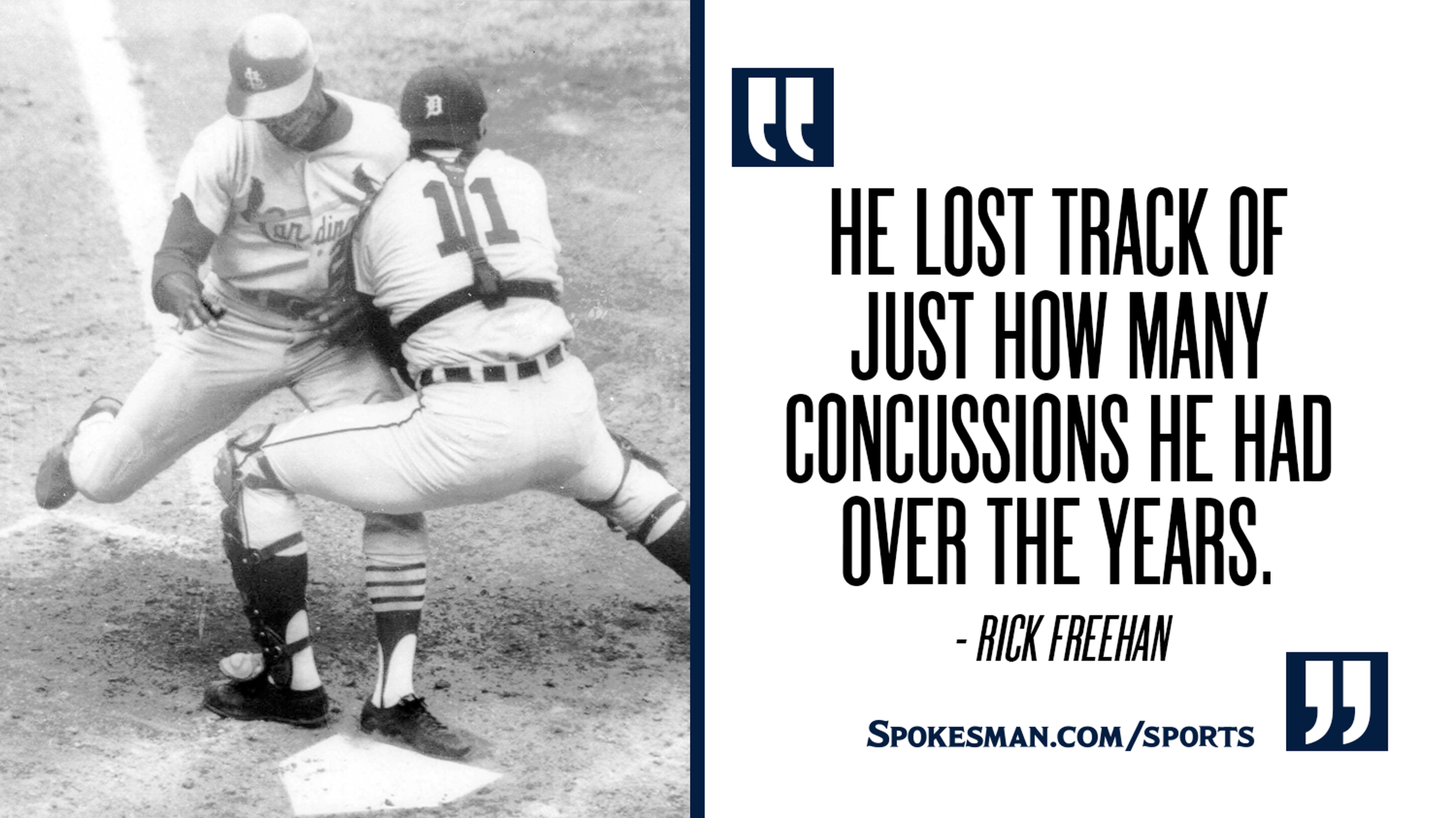 Former Detroit Tigers catcher Bill Freehan one of many ex-athletes feeling  the long-term effects of concussions