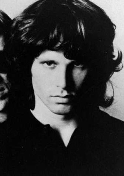 American Rock singer Jim Morrison , of the group the Doors