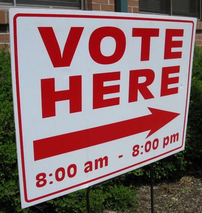 Polls are open for Idaho's May 15 primary election from 8 a.m. to 8 p.m. (Betsy Russell)