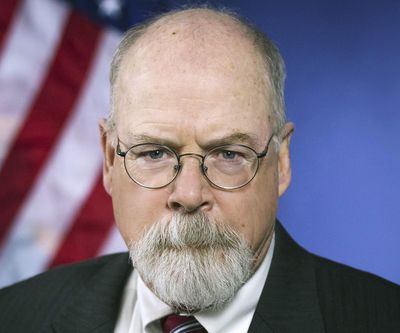 This 2018 portrait released by the U.S. Department of Justice shows Connecticut's U.S. Attorney John Durham. Tasked with examining the U.S. government's investigation into Russian election interference, special counsel John Durham charged a prominent cybersecurity lawyer on Thursday, Sept. 16, 2021, with making a false statement to the FBI. The case against the attorney, Michael Sussmann of the Perkins Coie law firm, is just the second prosecution brought by special counsel John Durham in two-and-a-half years of work. U.S. Department of Justice via AP, File)  (HOGP)