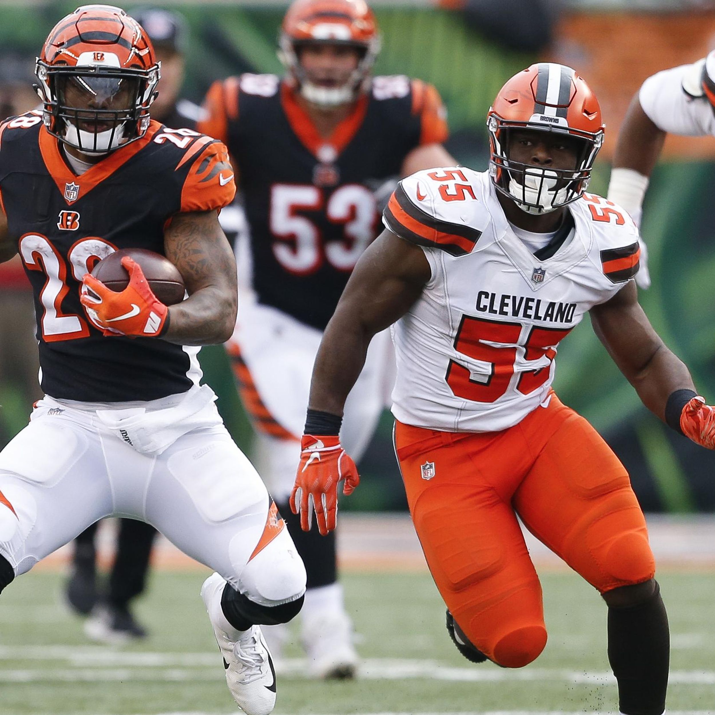 NFL  Browns 35, Bengals 20: Cleveland snaps 25-game road losing streak in  reunion with Hue Jackson