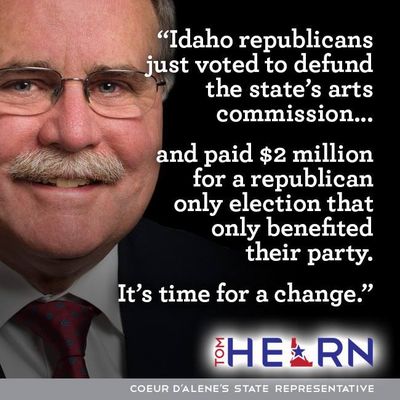 Here's a Facebook post made by Tom Hearn, a Democratic candidate running for the House District 4 seat now held by state Rep. Kathy Sims, R-Coeur d'Alene.