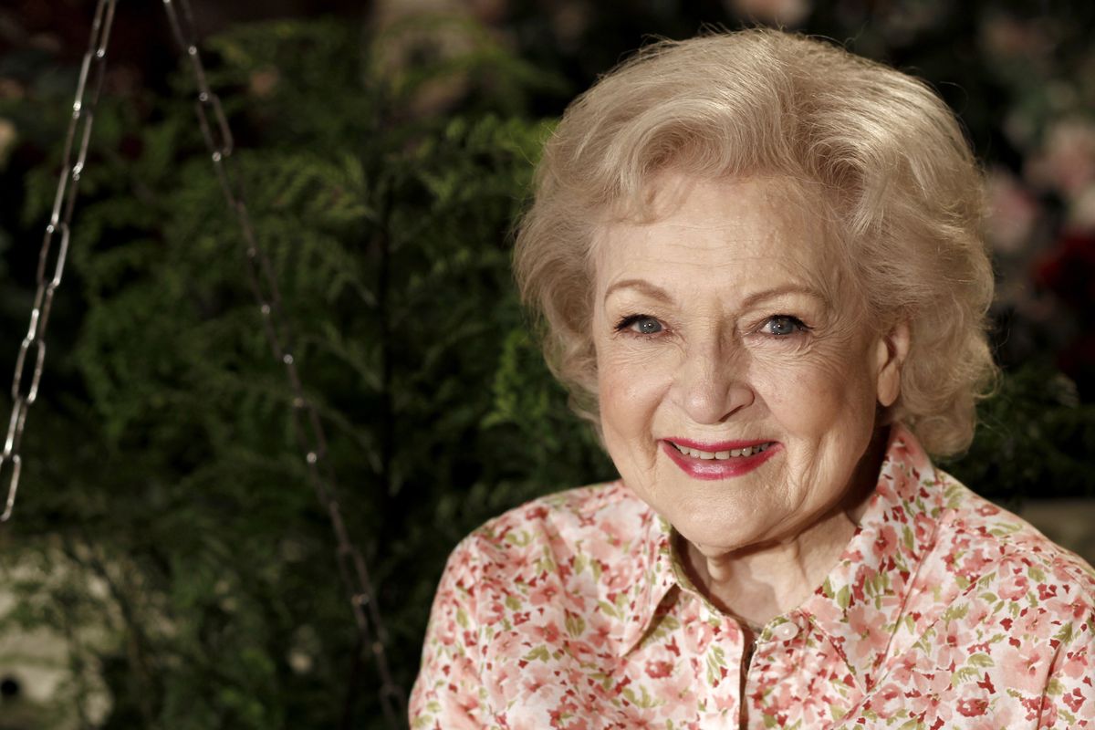 Actress Betty White poses for a portrait in Los Angeles on June 9, 2010. White will turn 99 on Sunday, Jan. 17.  (Matt Sayles)