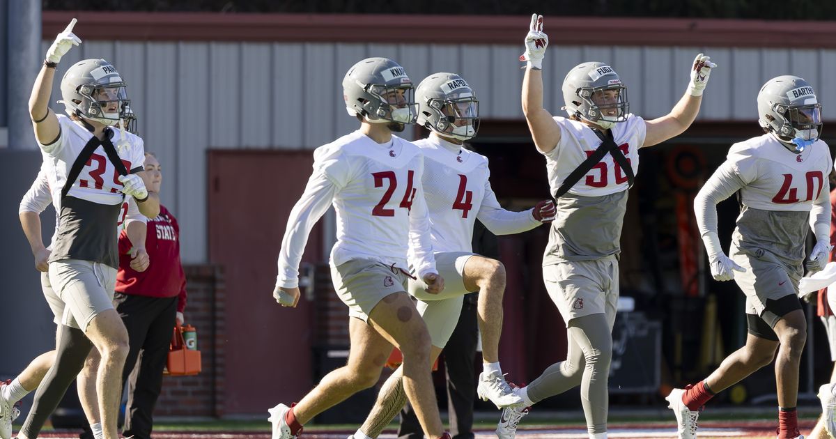 WSU football notebook: Cougs take on first day of live tackling in spring ball, WR Leon Neal gets scholarship