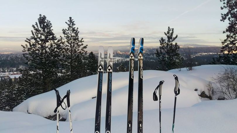 The winter view skiers enjoy from the Rimrock in Palasades City Park.  (Courtesy)