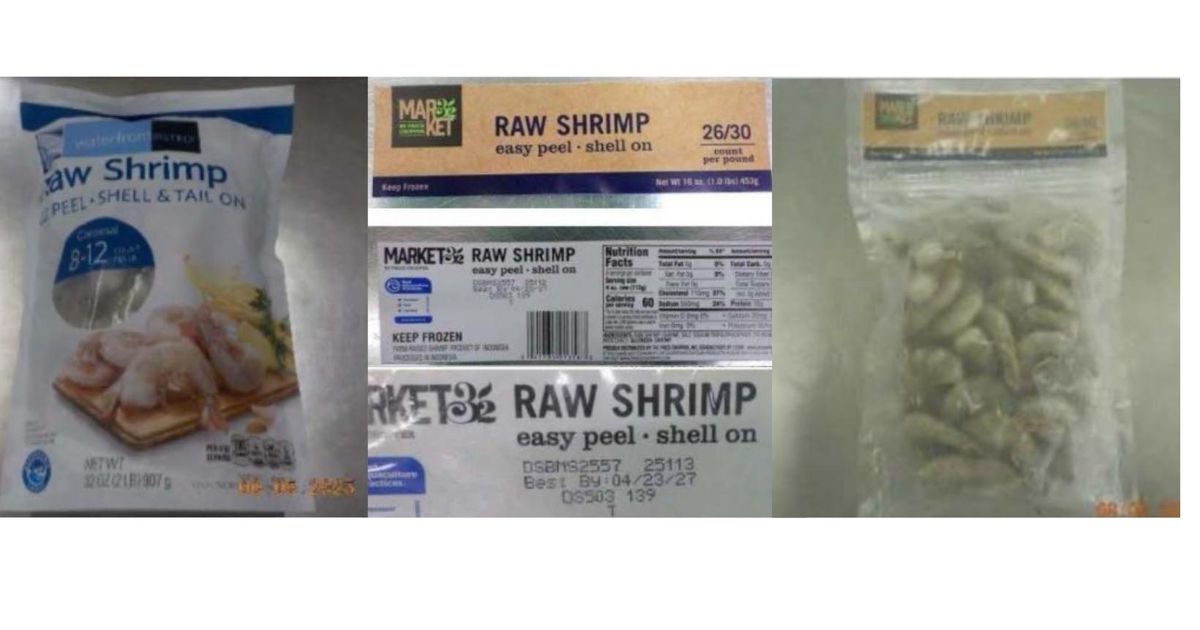 More potentially radioactive shrimp recalled in 17 states. See list.