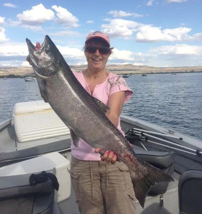 Fishing professional Benita Galland. (Courtesy)