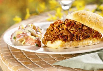 Nothing warms up a winter's day like classic BBQ beef sandwiches, made easy in this recipe by the addition of barbecue sauce and beef-flavor bouillon cubes.
(Family Features / The Spokesman-Review)