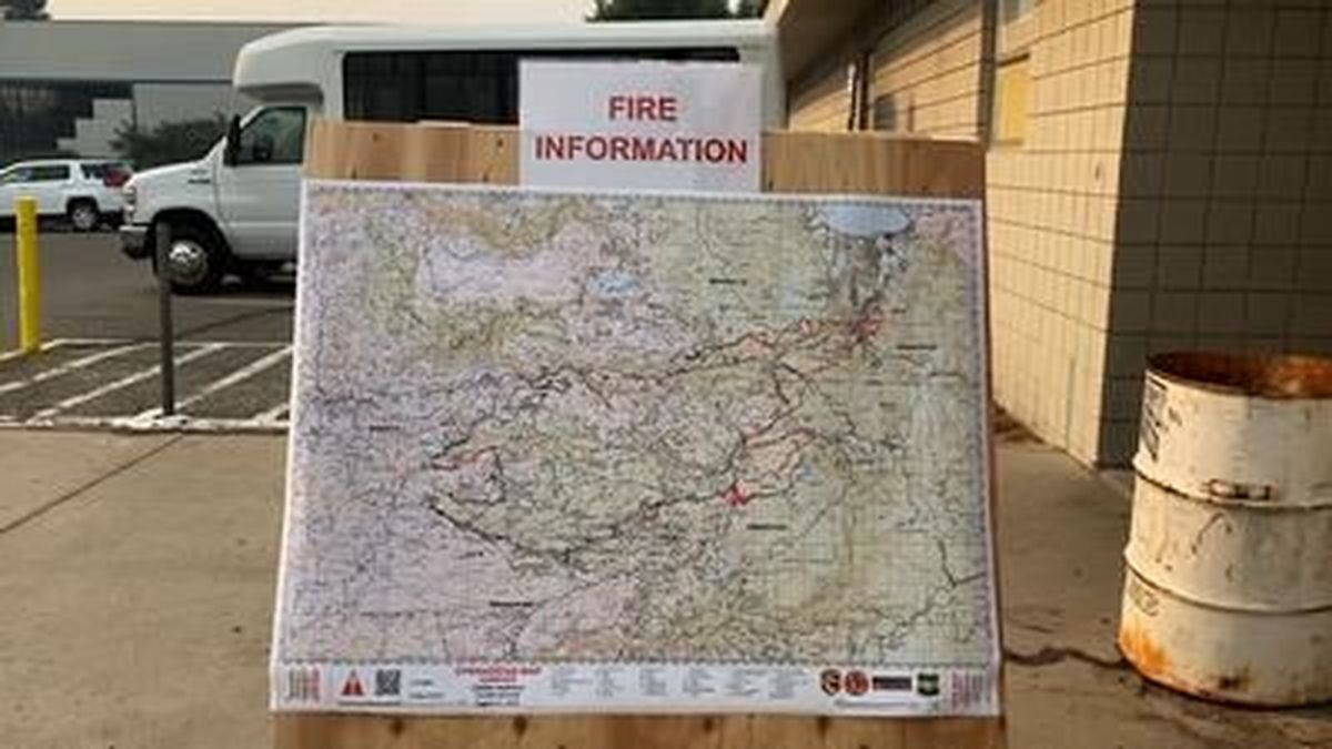 A massive wildfire has forced tens of thousands of residents to evacuate South Lake Tahoe. Some residents who went to a shelter in Carson City were told to move to the convention center in Reno, about 30 miles away. 