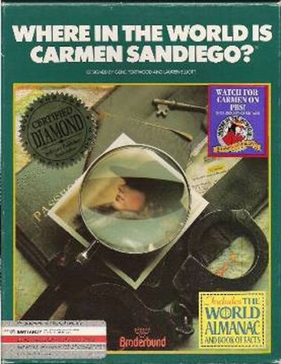 Where in the World is Carmen Sandiego? taught schoolkids geography while immersing them in a fully realized game world. (Wikipedia)