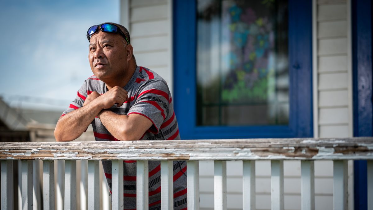 Jeffery Yoshikawa is Marshallese and lost his wife to cancer in March. Then in April he and his mother-in-law came down with the coronavirus, which they both survived.  (Colin Mulvany/THE SPOKESMAN-REVIEW)