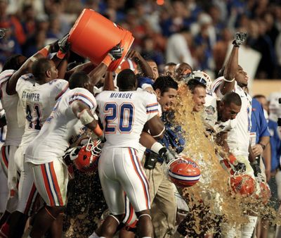 Gatorade seems to be the popular choice in South Florida.  (Associated Press / The Spokesman-Review)