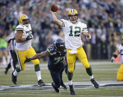 Green Bay Packers quarterback Aaron Rodgers has recovered from the calf injury that slowed him last season. (Associated Press)