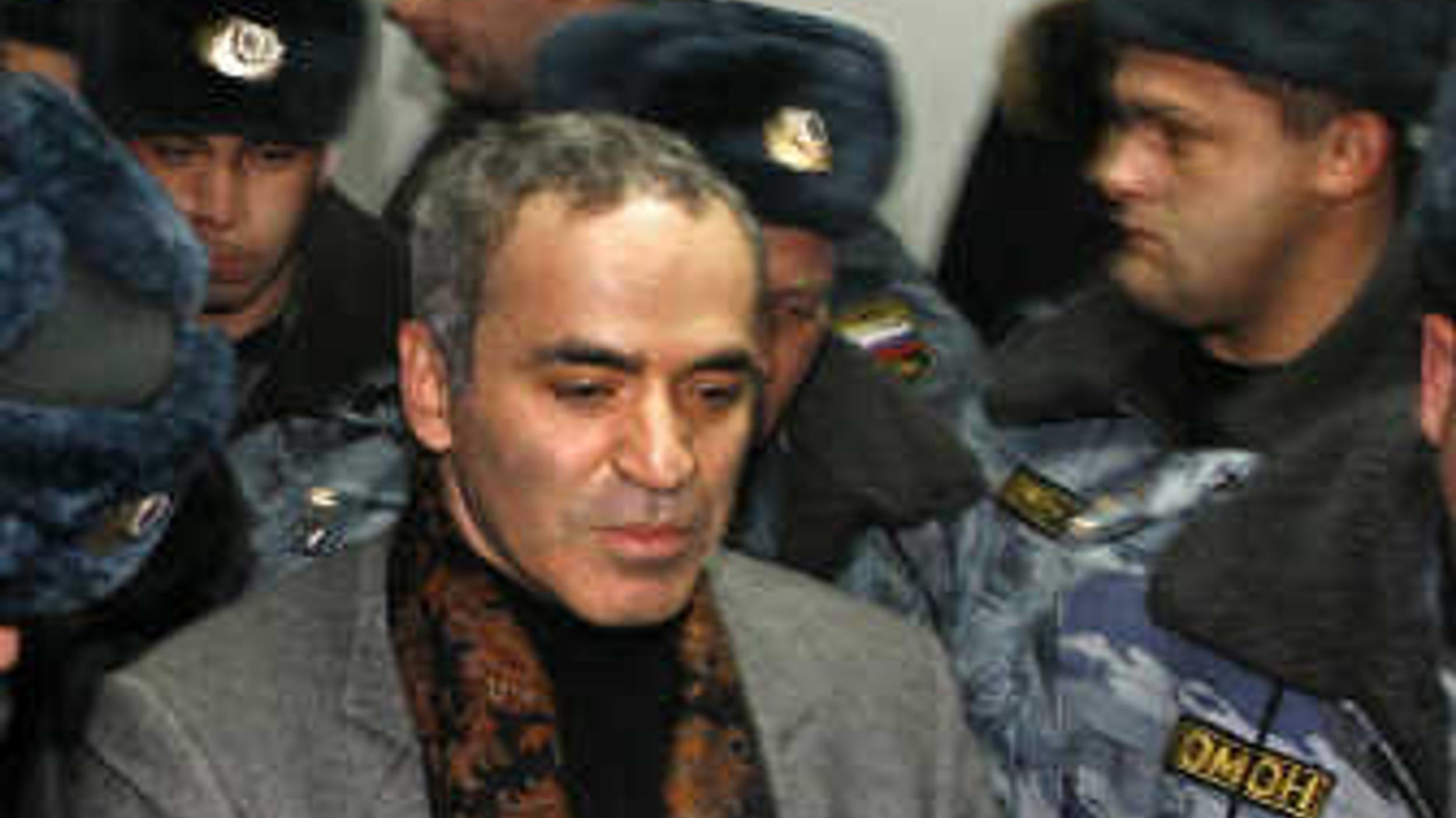 Kasparov jailed after anti-Putin rally