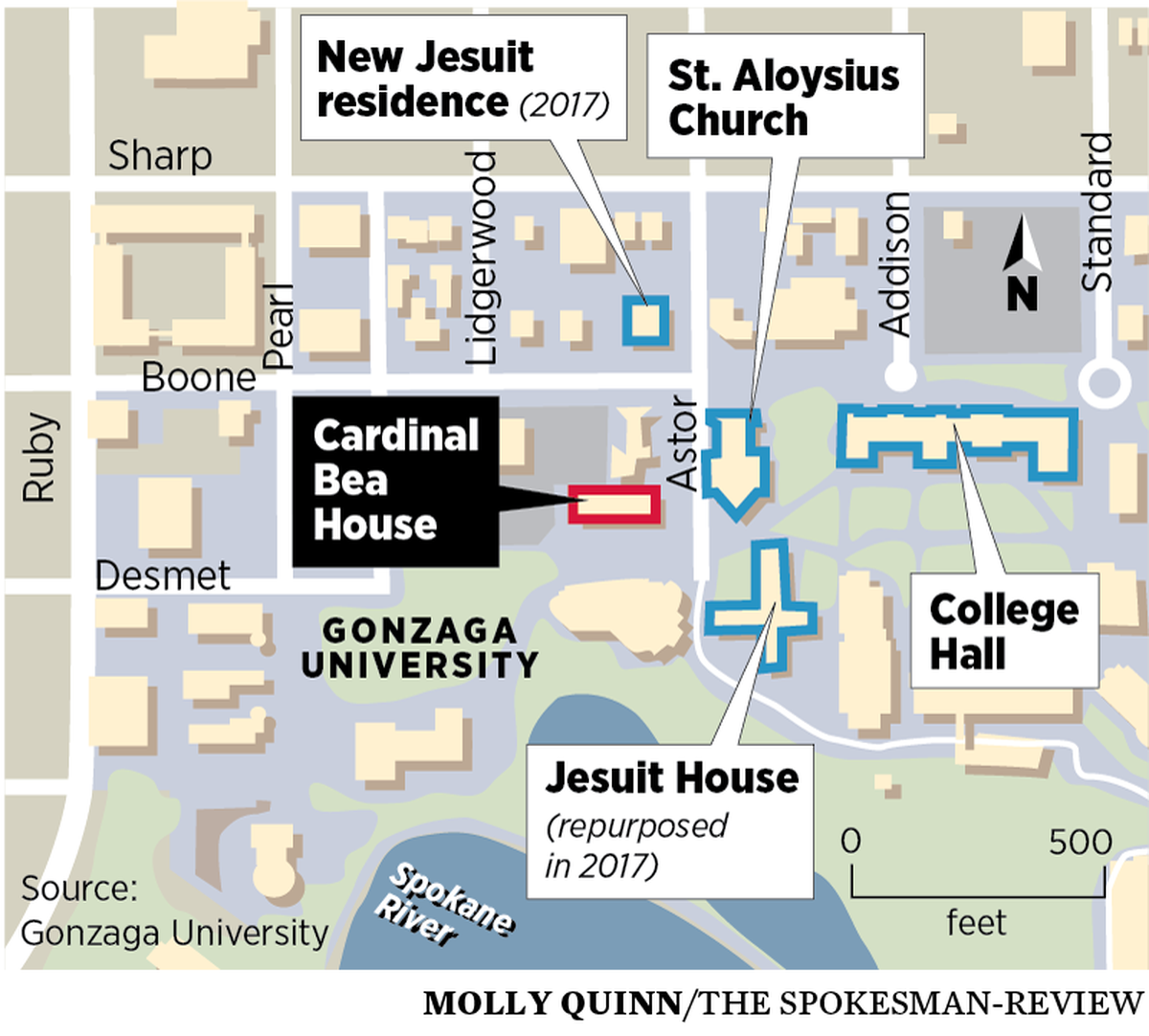 gonzaga university campus map