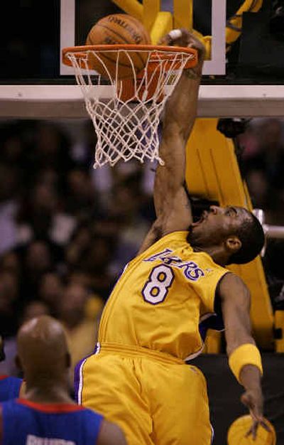 For Kobe Bryant Day, here is Kobe dunking on every NBA team