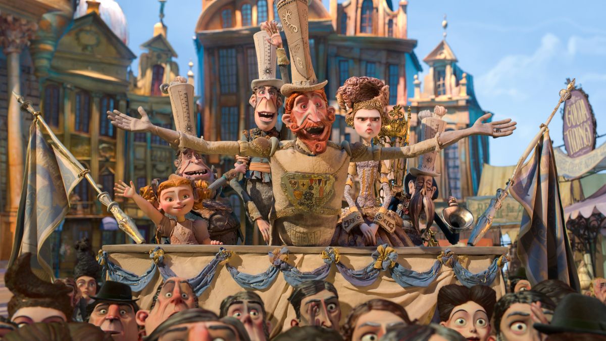 “The Boxtrolls,” a stop-motion animated adventure, tells the story of a young orphaned boy raised by cave-dwelling trash collectors.