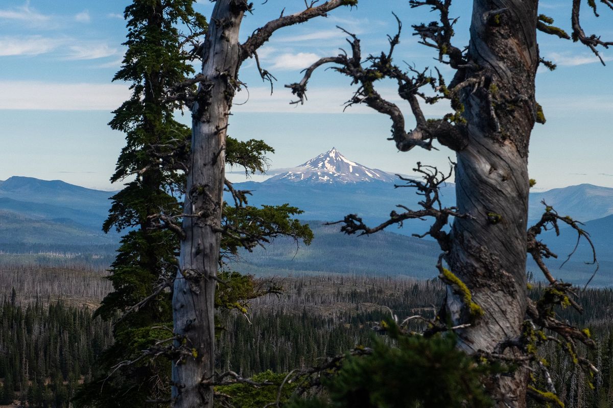Scenic views from the Tam McArthur Rim Trail on the edge of the Three Sisters Wilderness near Bend, Ore.  (Photo for The Washington Post by Anna Mazurek)