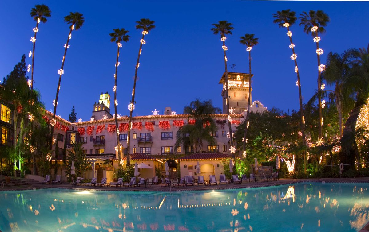 The Festival of Lights at the Mission Inn and Spa in Riverside, Calif., draws visitors from around the world. (Associated Press / The Spokesman-Review)