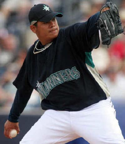 Felix Hernandez will be the Seattle Mariners' Opening Day pitcher. 
 (The Spokesman-Review)