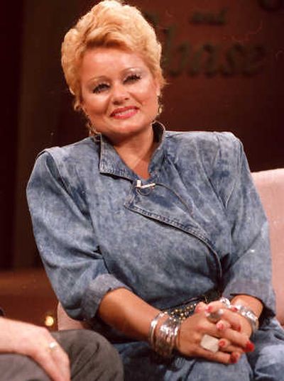 
Tammy Faye Messner, former wife of Jim Bakker, is seen here appearing on a 1987 television show. Associated Press
 (Associated Press / The Spokesman-Review)