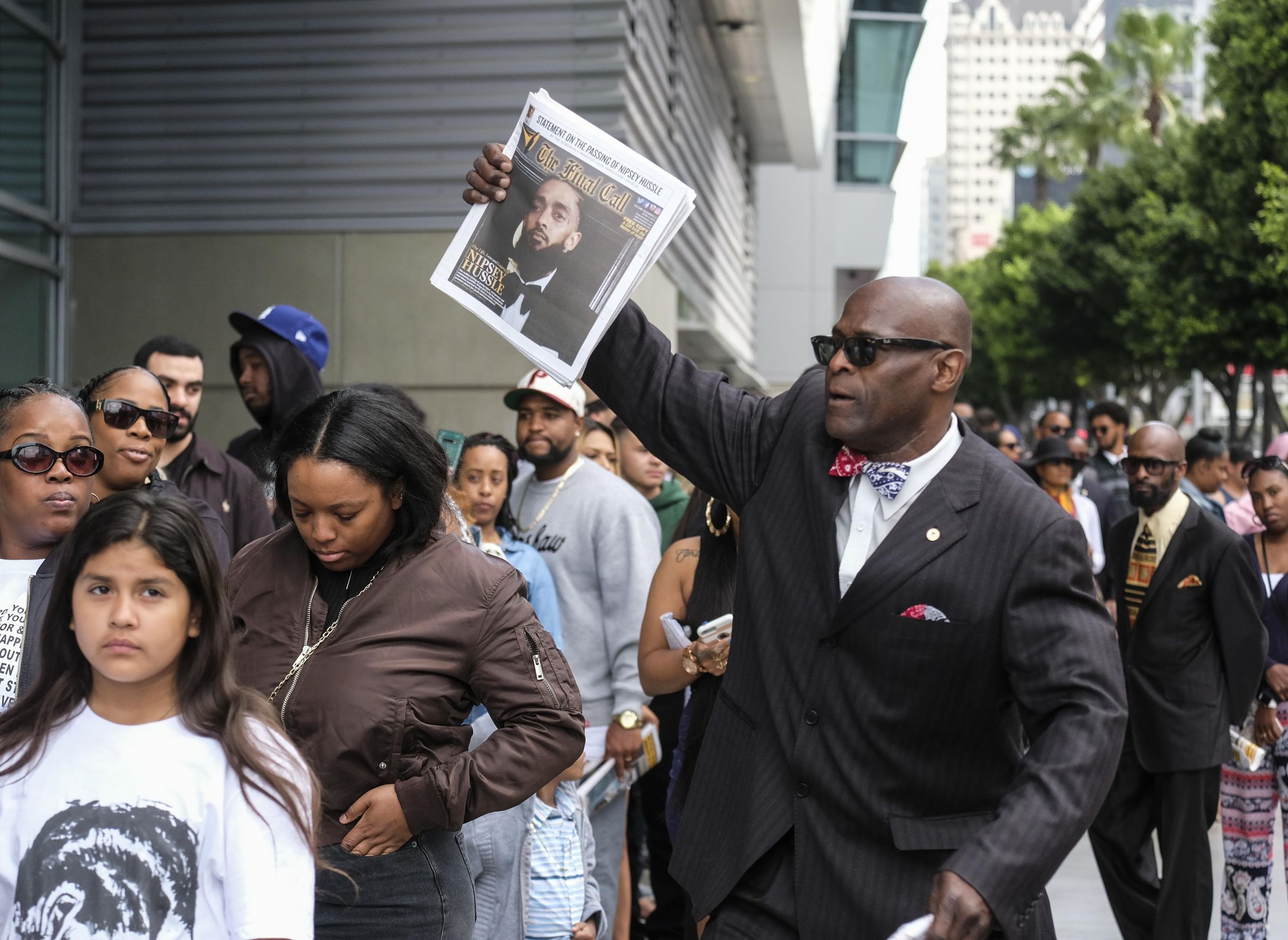 Nipsey Hussle, a hometown hero, immortalized at memorial