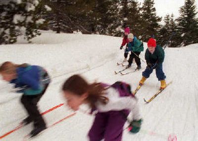
The wildly popular Nordic Kids program, geared to letting kids ages 5-12 have fun on skinny skis at Mount Spokane, is getting organized for the winter.
 (File photo / The Spokesman-Review)