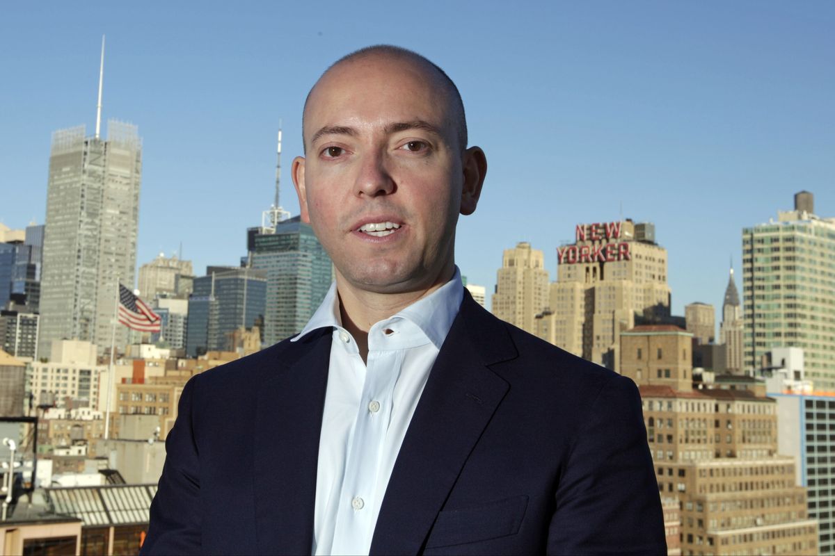 In this Tuesday, Oct. 16, 2012,  photo, Greg Smith, the former Goldman Sachs banker, poses for a photograph in New York.  Smith was a vice president at Goldman Sachs until March when he announced his departure from the investment bank with a blistering editorial in The New York Times, accusing Goldman of routinely deceiving clients and relentlessly pursuing profit at the expense of morality. (Frank Ii / Associated Press)