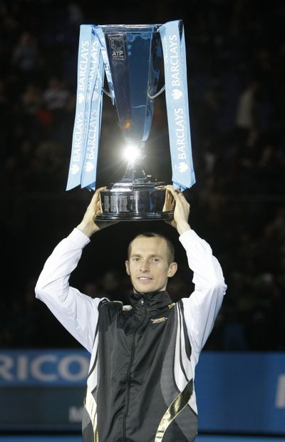 Nikolay Davydenko completed a sweep of Grand Slam winners.  (Associated Press)