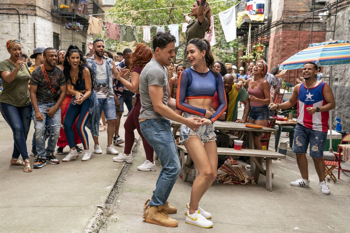 A scene from the upcoming film "In the Heights," based on Lin-Manuel Miranda