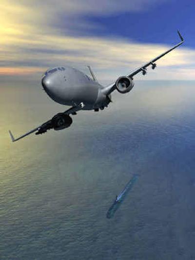 
An undated artist's rendition, provided by the Boeing Co., shows the Multimission Maritime Aircraft. 
 (Associated Press / The Spokesman-Review)