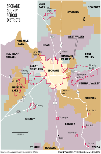 Smaller Spokane County school districts face job cuts as they prepare ...