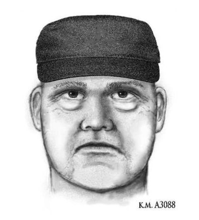 This image released by the Phoenix Police Department shows a sketch of the suspect in the first of three shooting deaths in Phoenix. (Associated Press)