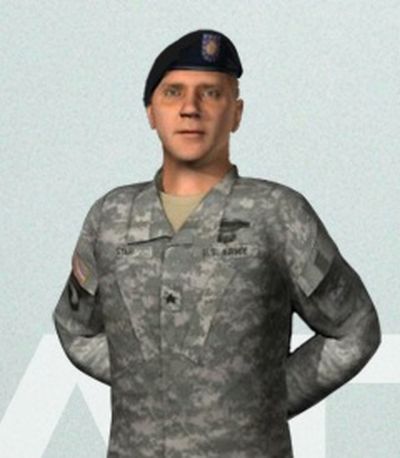 Sergeant Star, the U.S. Army's virtual online recruiter. (Courtesy of the U.S. Army)
