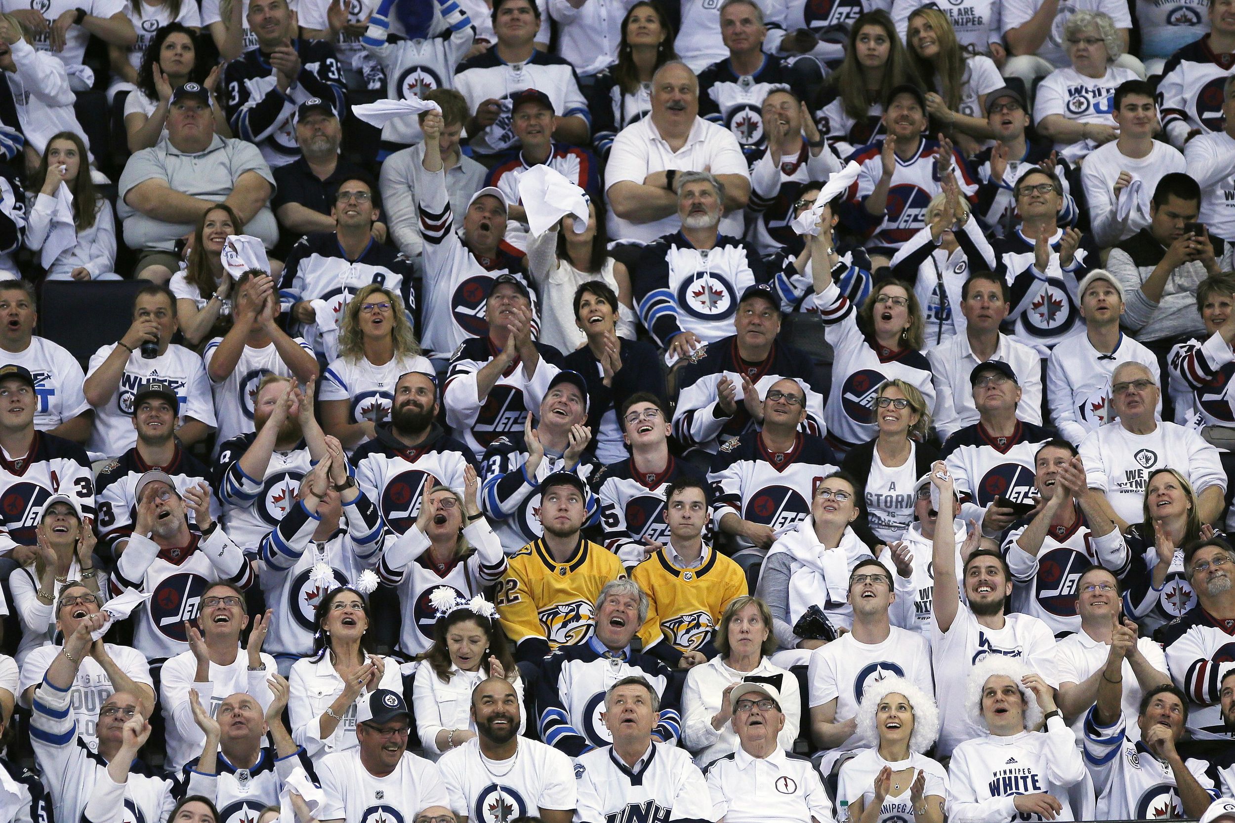Winning in Winnipeg: Jets fans unleash their support - Red Deer Advocate