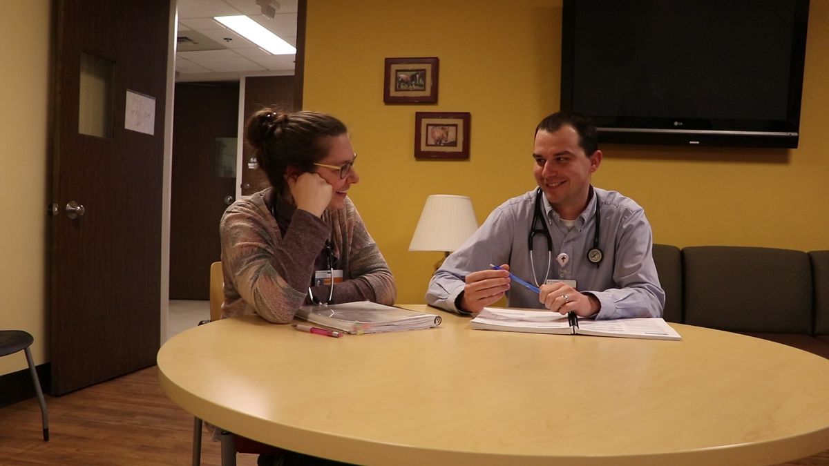 Hannah Dotson, studying medicine alongside her husband, Seth, was inspired by her parents – both doctors – to pursue a career in health care.
 (Courtesy University of Washington School of Medicine)