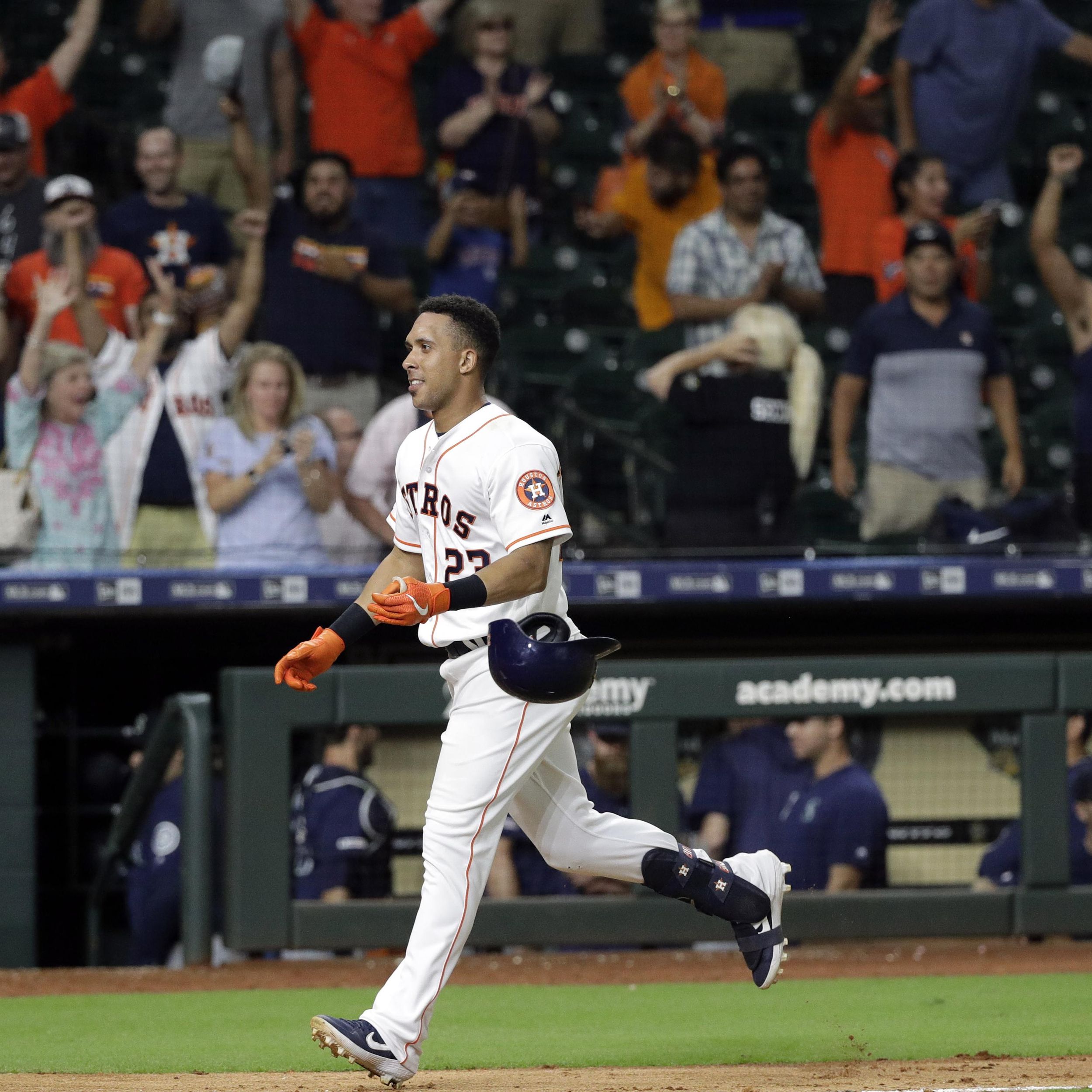 Michael Brantley's walkoff home run in the 13th inning lifts Astros to 11-9  victory over Mariners