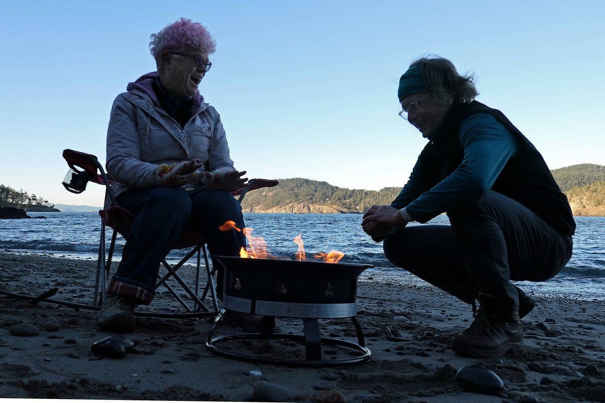 The Outland Living Firebowl is portable enough to take to beautiful locations. (John Nelson)