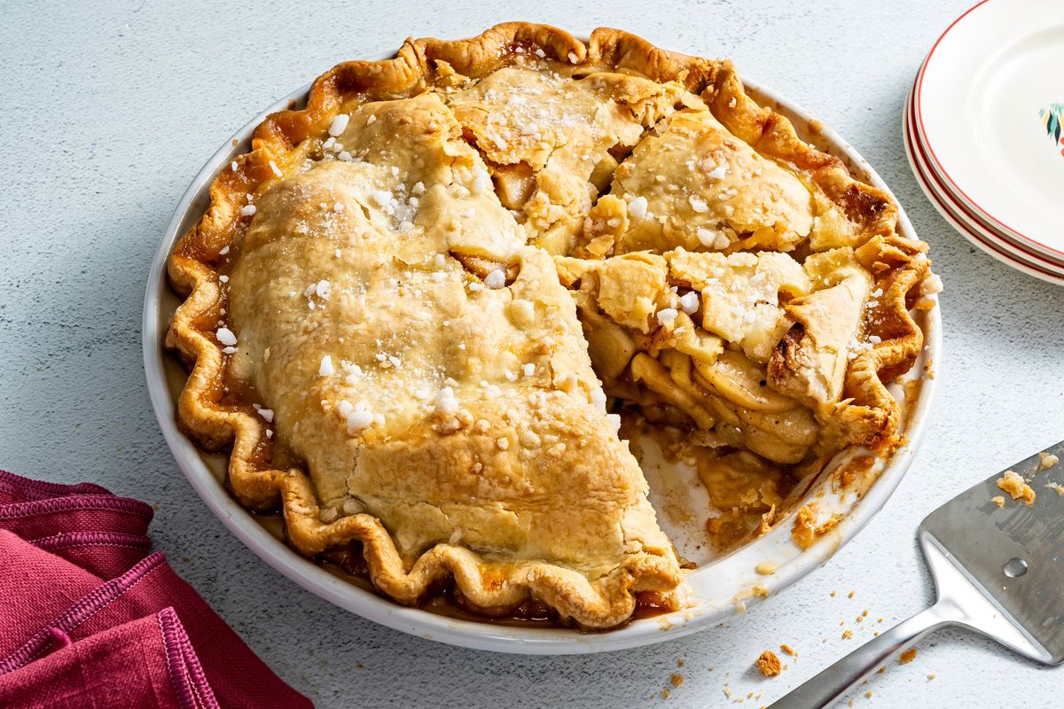 One recipe for apple pie suggests using five or six types of apples.  (Scott Suchman/For the Washington Post)