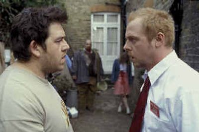 
Above: Nick Frost, left, and Simon Pegg star in Edgar Wright's 