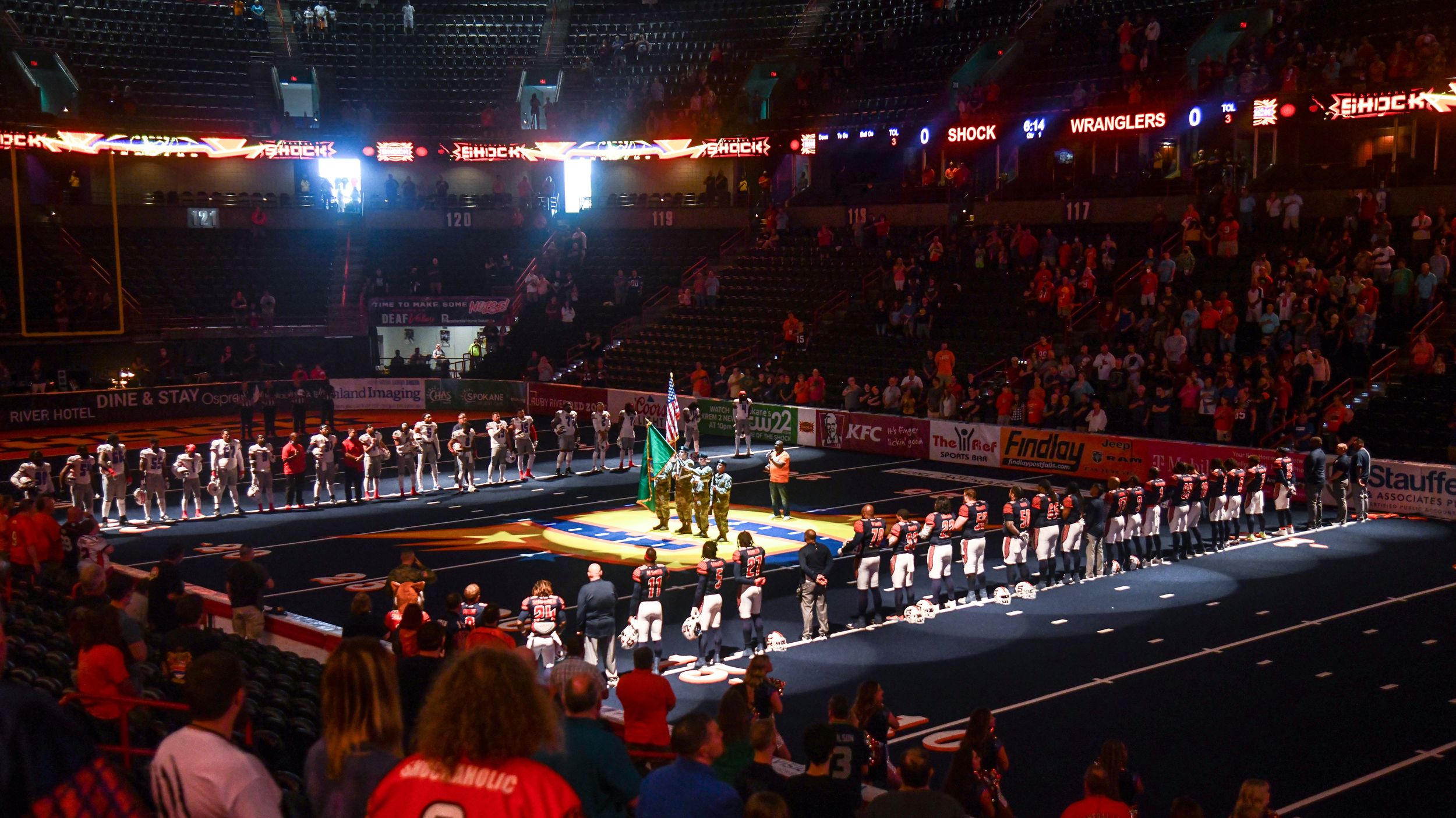 Spokane Shockアリーナフットボールユニ #9 オレンジ AFL 希少 Football - Indoor League Ball - Spokane Shock Arena FB