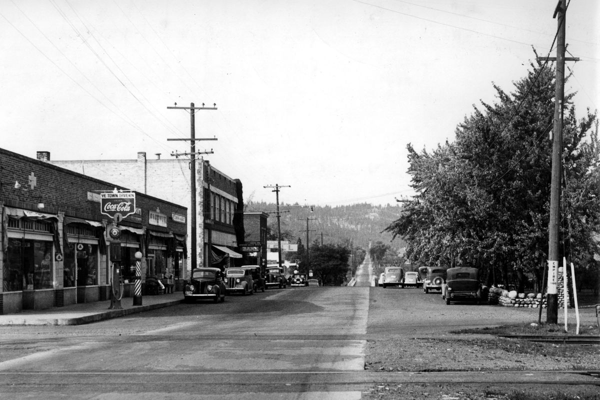 1941: The view looking north from Millwood was far less congested than it is now.