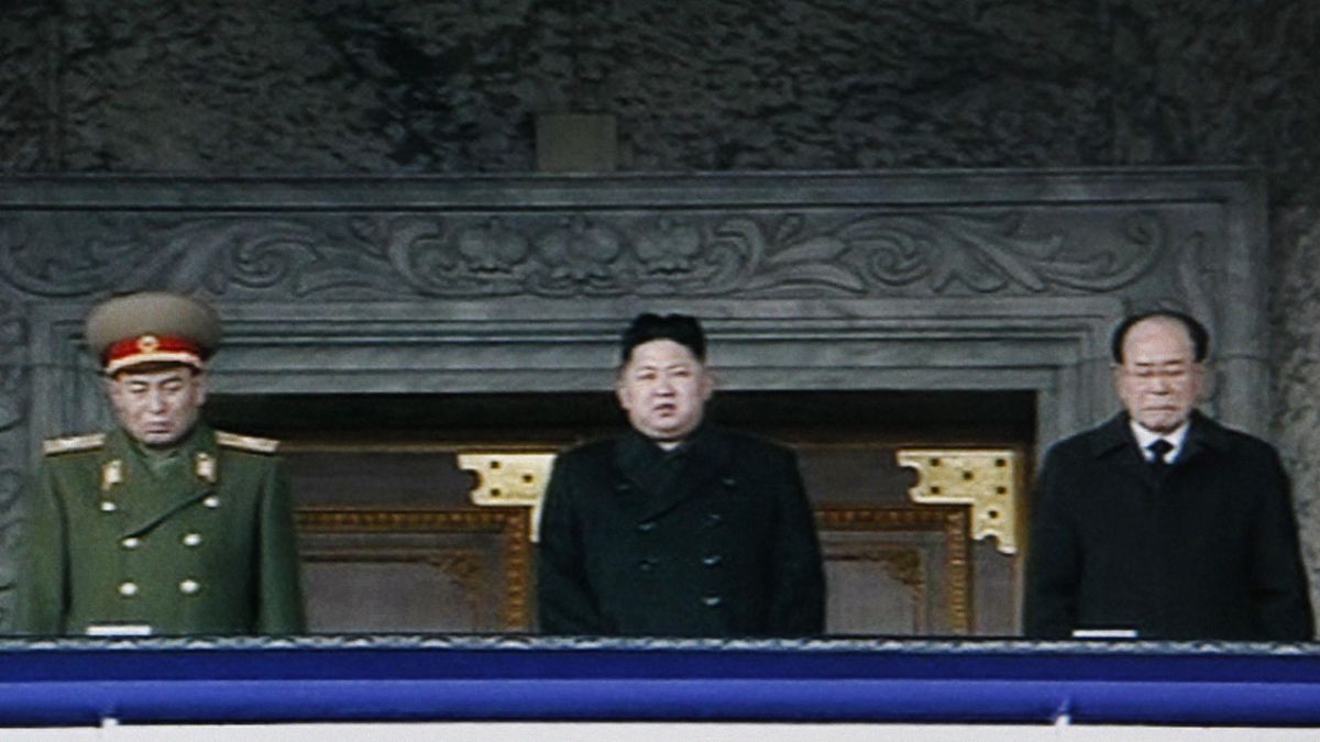 In this image made from KRT video, North Korea