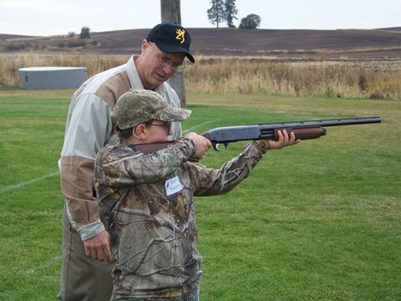 Training in safe handling of firearms is an essential element of hunter education. (Courtesy)