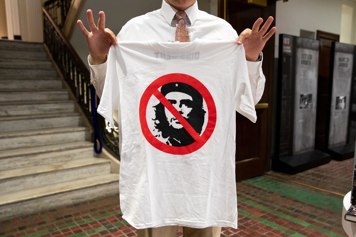 An anti-Che Guevara T-shirt available at the recently opened Victims of Communism Museum in Washington, D.C.  (Washington Post)