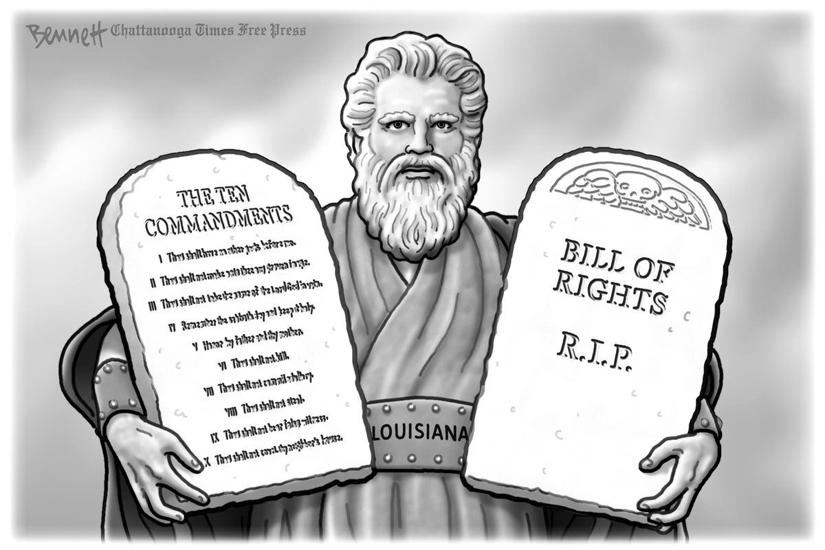 Clay Bennett cartoon  (Clay Bennett)